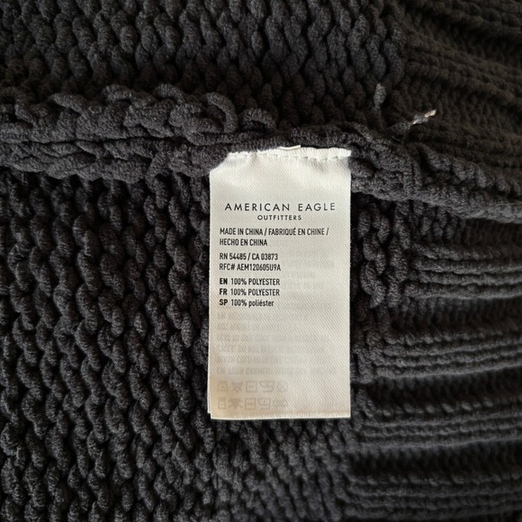 Vintage American Eagle Women's Medium Cardigan Open Knit Soft Cozy Cabincore - Picture 9 of 10